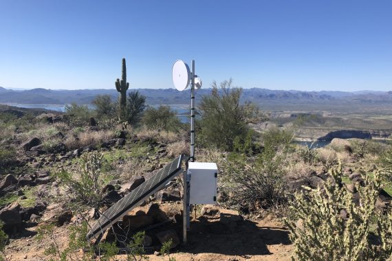 Off-Grid Solar System Power Live Webcams for AZGFD