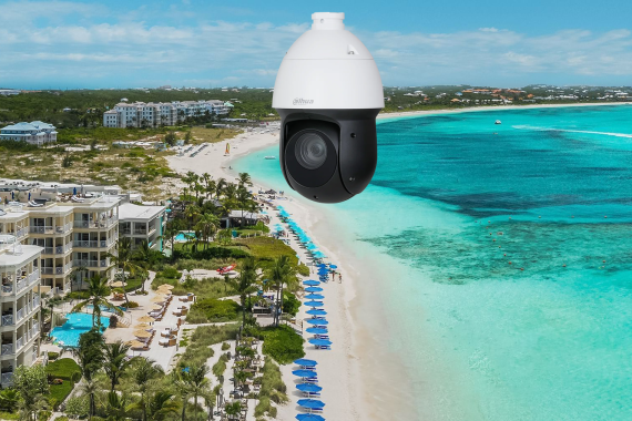 Hotel Resort Header With IP PTZ Camera