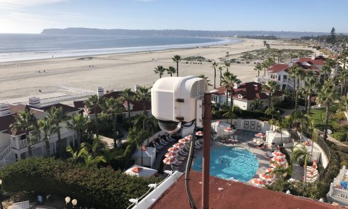 Hotel Del Coronado North Webcam Installed Overlooking the Beach