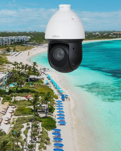 Hotel Resort Header With IP PTZ Camera