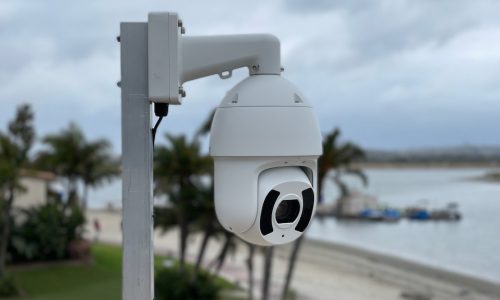 PTZ Camera installed at a Hotel Resort